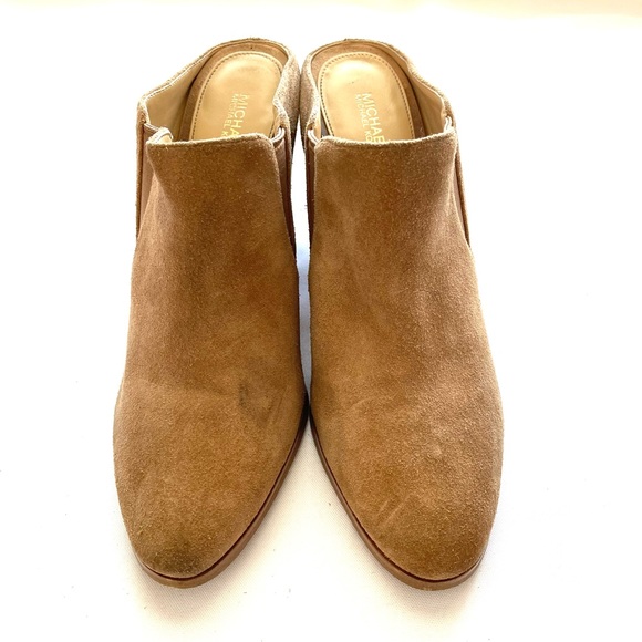 Micheal Kors Braden Suede Mule Booties - Picture 4 of 7